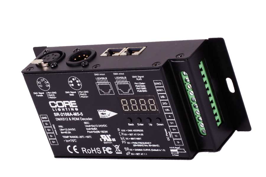 RGB-DMX-5C-XLR – Core Lighting USA